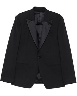 Lardini Peak-Lapel Three-Piece Suit - Black