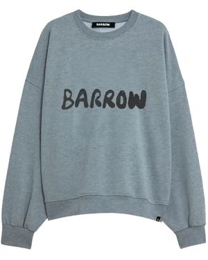 Barrow Logo-Print Sweatshirt - Blue