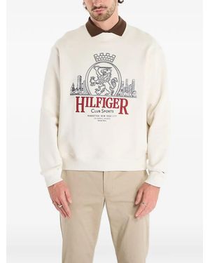 Tommy Hilfiger Embroidery Sweatshirt - White