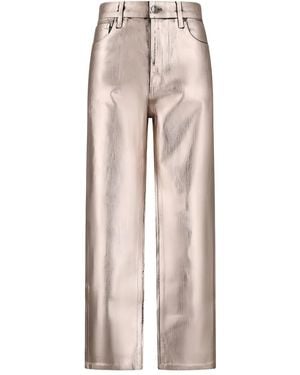 FRAME Belt-Loop Trousers - Natural