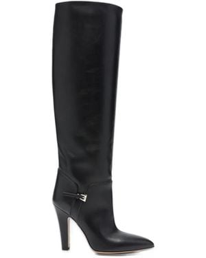 Paris Texas Elsa Mini-Buckle Boots - Black