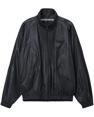 Alexander Wang Chaqueta de chándal con ribetes - Negro