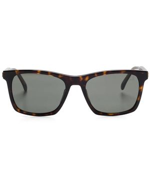 dunhill Tortoiseshell-Effect Sunglasses - Gray