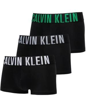 Calvin Klein Low-Rise Trunks (Pack Of Three) - Black