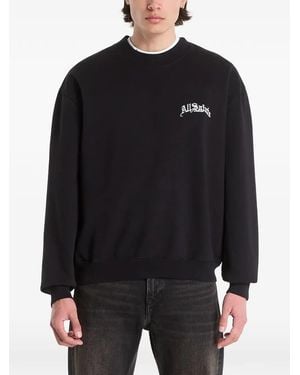 AllSaints Pull À Logo Imprimé - Black