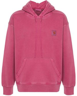 Carhartt ロゴ パーカー - ピンク