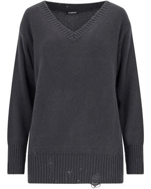 Canessa Distressed Jumper - Grey