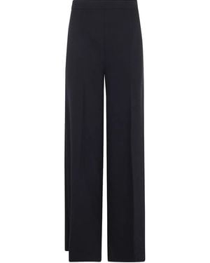 Twinset Logo-Plaque Pants - Blue