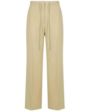 Rohe Drawstring Virgin-Wool Trousers - Natural