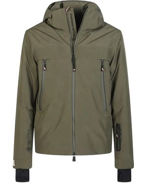 Moncler Zip-Up Hooded Jacket - Green