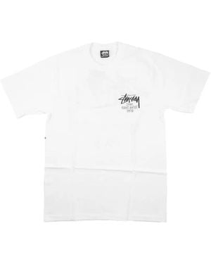 Stussy Short-Sleeve Crew-Neck T-Shirt - White