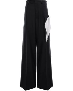 CuAnna Tyra Stripe-Detail Pants - Black