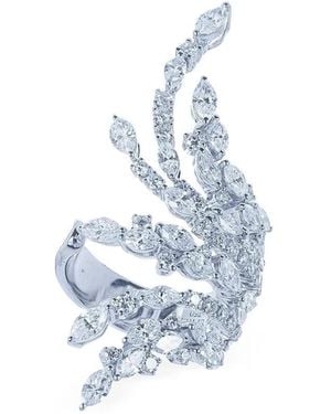 YEPREM Bague Y-Not Ornée De Diamants - Bleu