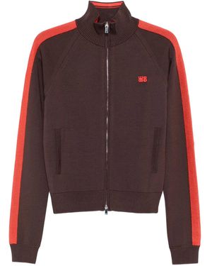 Wales Bonner Side-Stripe Track Jacket - Red