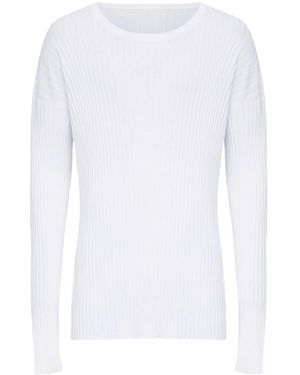 MM6 by Maison Margiela Crew-Neck Jumper - White