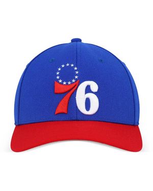 Mitchell & Ness Philadelphia 76Ers 2.0 Baseball Cap - Blue