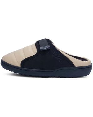 SUBU Gesteppte Slipper Mit Klettverschluss - Blau
