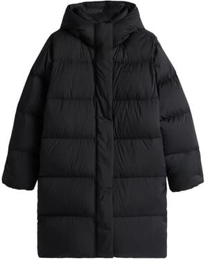 Tommy Hilfiger Plumífero Con Capucha - Negro