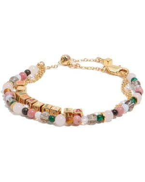 Bimba Y Lola Beaded Bracelet - Metallic