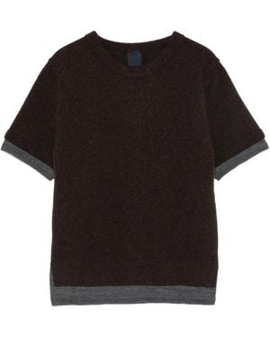 Juun.J T-Shirt À Col Rond - Black