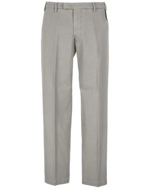 Michael Coal Straight-Leg Tailored Trousers - Grey