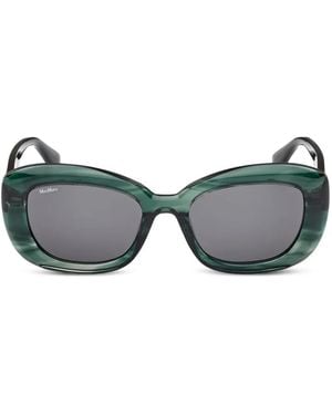 Max Mara Eyewear Elizabeth 1 Oversized-Frame Sunglasses - Grey