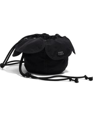Bimba Y Lola Drawstring Bucket Bag - Black