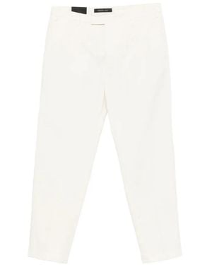 Michael Coal Belt-Loop Pocket Trousers - White