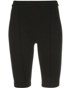 Rosetta Getty Knielange Shorts - Zwart