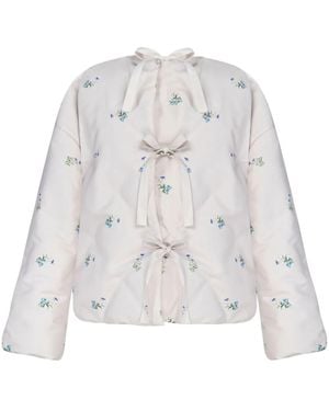 Sleeper Ukiyo Puffer Jacket - White