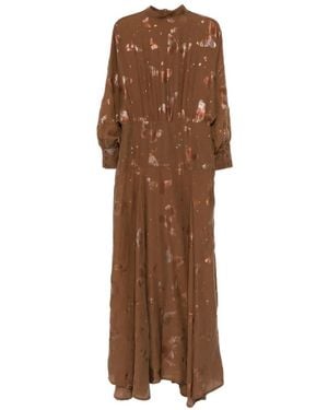 BLAKLACE Robe À Manches Longues - Brown