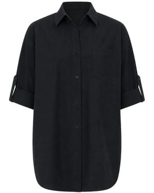 Agolde X Maria Mcmanus Button-Down Overhemd Met A-Lijn - Zwart