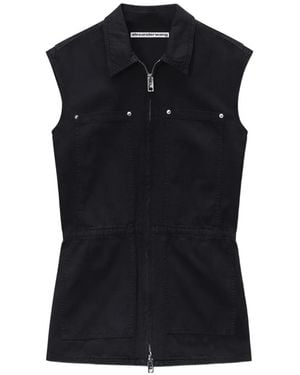 Alexander Wang Playsuit Met Rits - Zwart