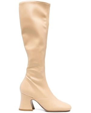 Chloé Kniehohe Stiefel - Weiß