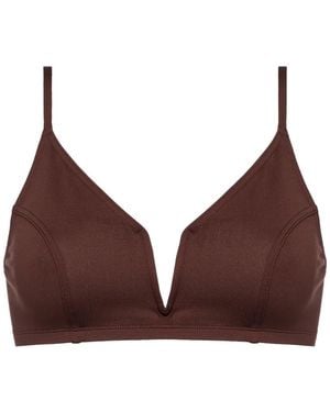 Eres Elancée Triangle Bikini Top - Brown