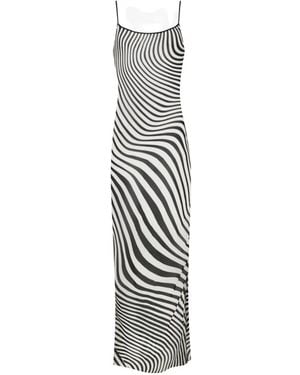 Maison Close Fever Backless Maxi Dress - White