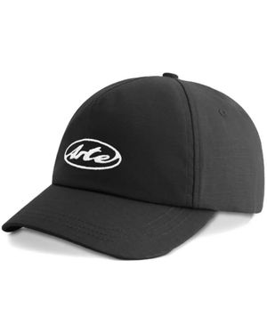 Arte' Logo-detail Baseball Cap - Black