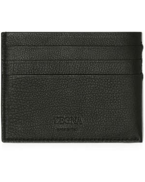 ZEGNA Dark Secondskin Card Case - Black