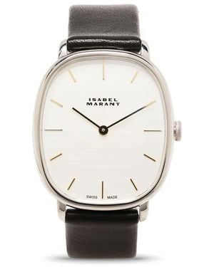 Isabel Marant Logo-Print Quartz 28.7Mm - White