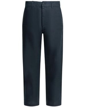 NN07 Aden Straight-Leg Linen Chinos - Blue