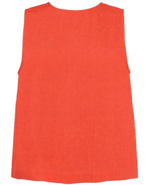 Eres Sleeveless Top - Red