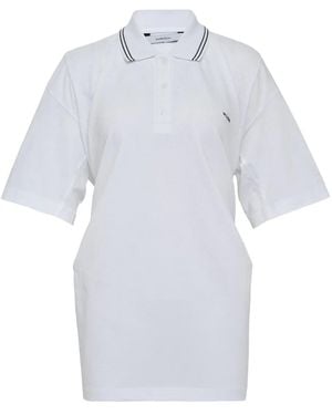Pushbutton Polo À Design Portefeuille - Blanc