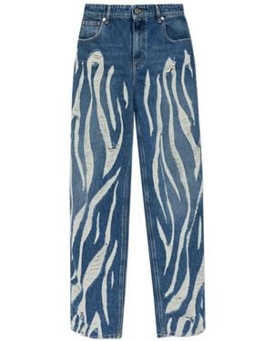Blumarine Jeans With Vintage Effect - Blue