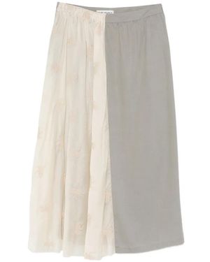 Our Legacy Floral-Embroidered Maxi Skirt - White