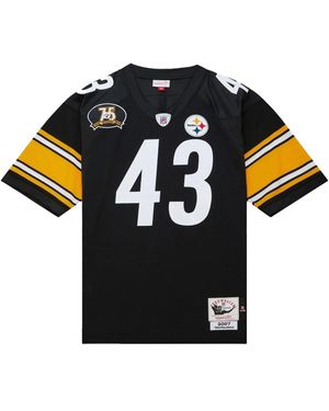 Mitchell & Ness Nfl オーセンティック "steelers 2007 Troy Polamalu" ジャージ - ブラック