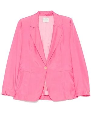 forte_forte Silk Blazer - Pink