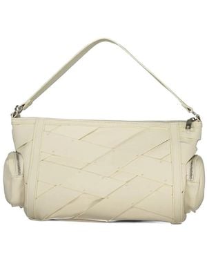 Desigual Woven-Design Zip-Fastening Tote Bag - White