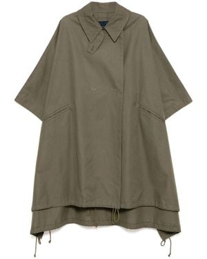 Yohji Yamamoto Parka con botones - Verde