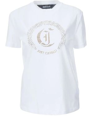 Just Cavalli T-Shirt Con Stampa - Bianco