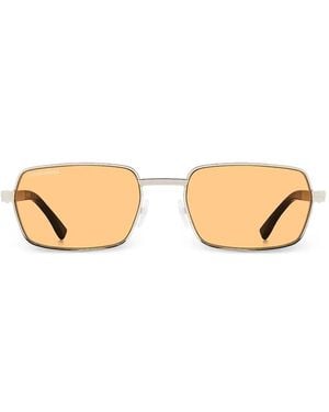DSquared² Rectangle-Frame Sunglasses - Metallic